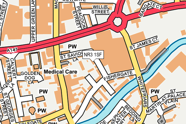 NR3 1SF map - OS OpenMap – Local (Ordnance Survey) NR3 1SF map - OS OpenMap – Local (Ordnance Survey)
