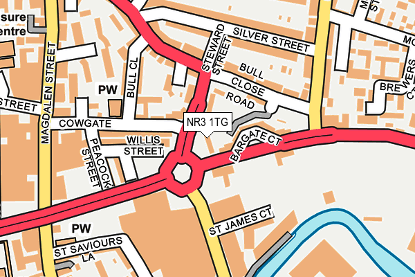NR3 1TG map - OS OpenMap – Local (Ordnance Survey) NR3 1TG map - OS OpenMap – Local (Ordnance Survey)