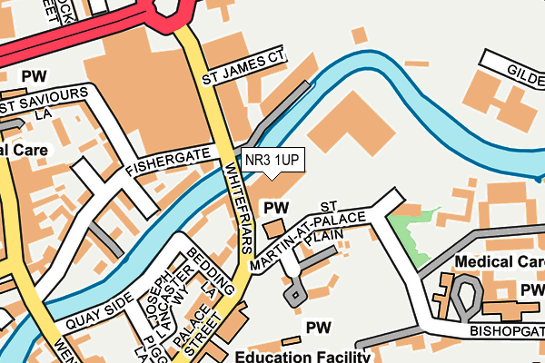 NR3 1UP map - OS OpenMap – Local (Ordnance Survey) NR3 1UP map - OS OpenMap – Local (Ordnance Survey)