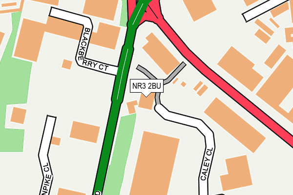 NR3 2BU map - OS OpenMap – Local (Ordnance Survey) NR3 2BU map - OS OpenMap – Local (Ordnance Survey)