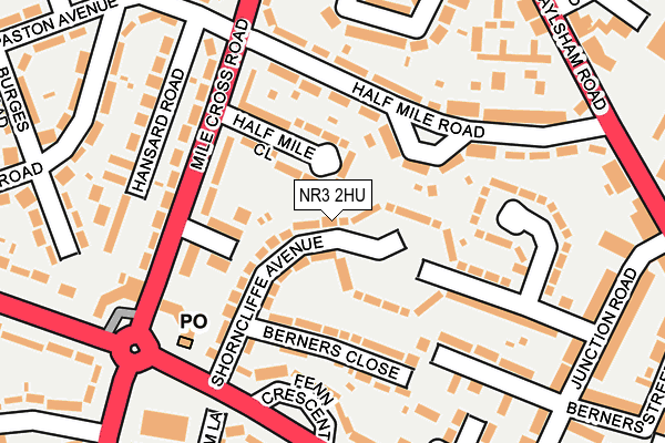 NR3 2HU map - OS OpenMap – Local (Ordnance Survey) NR3 2HU map - OS OpenMap – Local (Ordnance Survey)