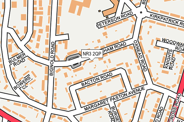 NR3 2QP map - OS OpenMap – Local (Ordnance Survey) NR3 2QP map - OS OpenMap – Local (Ordnance Survey)