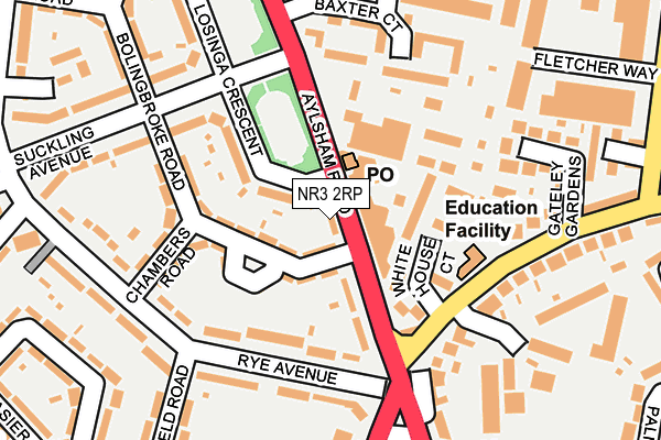 NR3 2RP map - OS OpenMap – Local (Ordnance Survey) NR3 2RP map - OS OpenMap – Local (Ordnance Survey)