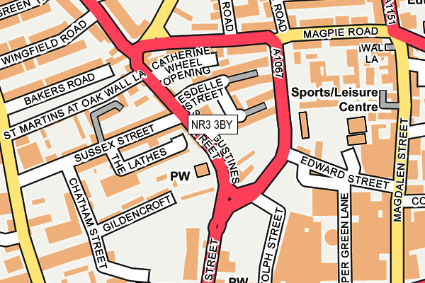 NR3 3BY map - OS OpenMap – Local (Ordnance Survey) NR3 3BY map - OS OpenMap – Local (Ordnance Survey)