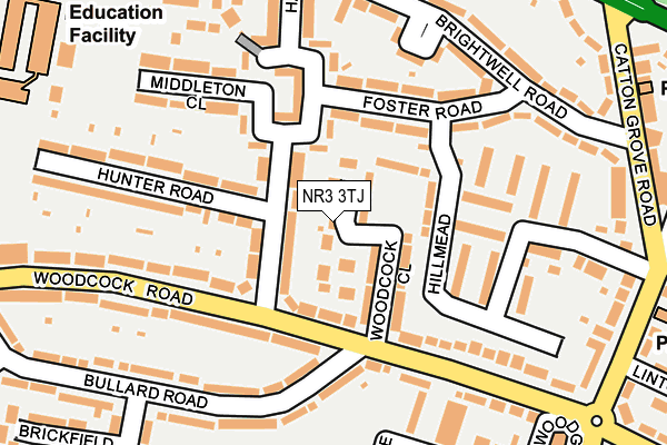 NR3 3TJ map - OS OpenMap – Local (Ordnance Survey) NR3 3TJ map - OS OpenMap – Local (Ordnance Survey)