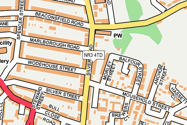 NR3 4TD map - OS OpenMap – Local (Ordnance Survey) NR3 4TD map - OS OpenMap – Local (Ordnance Survey)