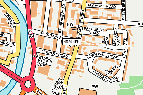 NR30 1BH map - OS OpenMap – Local (Ordnance Survey) NR30 1BH map - OS OpenMap – Local (Ordnance Survey)