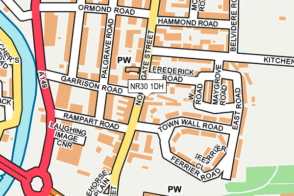 NR30 1DH map - OS OpenMap – Local (Ordnance Survey) NR30 1DH map - OS OpenMap – Local (Ordnance Survey)