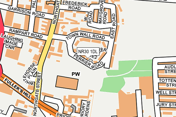 NR30 1DL map - OS OpenMap – Local (Ordnance Survey) NR30 1DL map - OS OpenMap – Local (Ordnance Survey)