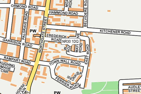 NR30 1DQ map - OS OpenMap – Local (Ordnance Survey) NR30 1DQ map - OS OpenMap – Local (Ordnance Survey)