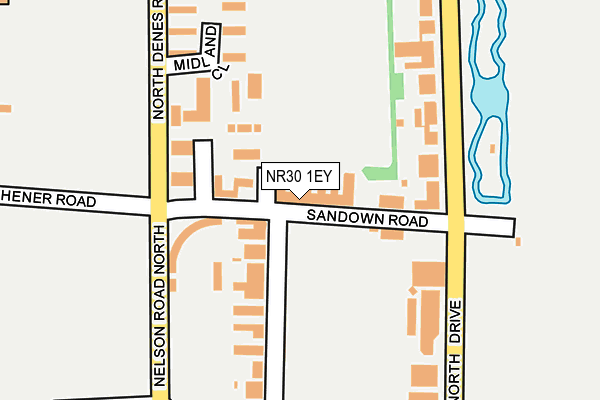 NR30 1EY map - OS OpenMap – Local (Ordnance Survey) NR30 1EY map - OS OpenMap – Local (Ordnance Survey)