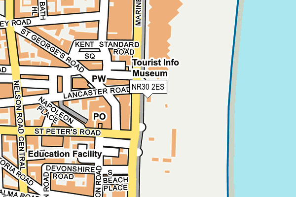 NR30 2ES map - OS OpenMap – Local (Ordnance Survey) NR30 2ES map - OS OpenMap – Local (Ordnance Survey)