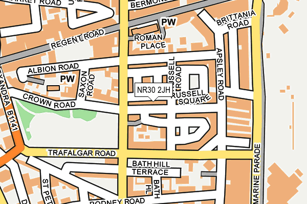 NR30 2JH map - OS OpenMap – Local (Ordnance Survey) NR30 2JH map - OS OpenMap – Local (Ordnance Survey)
