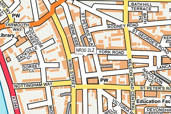 NR30 2LZ map - OS OpenMap – Local (Ordnance Survey) NR30 2LZ map - OS OpenMap – Local (Ordnance Survey)