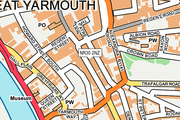 NR30 2NZ map - OS OpenMap – Local (Ordnance Survey) NR30 2NZ map - OS OpenMap – Local (Ordnance Survey)
