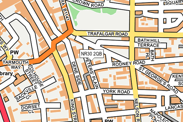 NR30 2QB map - OS OpenMap – Local (Ordnance Survey) NR30 2QB map - OS OpenMap – Local (Ordnance Survey)