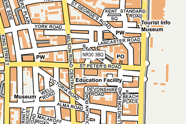 NR30 3BQ map - OS OpenMap – Local (Ordnance Survey) NR30 3BQ map - OS OpenMap – Local (Ordnance Survey)