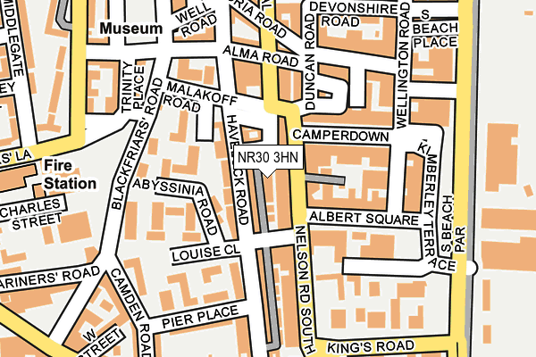 NR30 3HN map - OS OpenMap – Local (Ordnance Survey) NR30 3HN map - OS OpenMap – Local (Ordnance Survey)