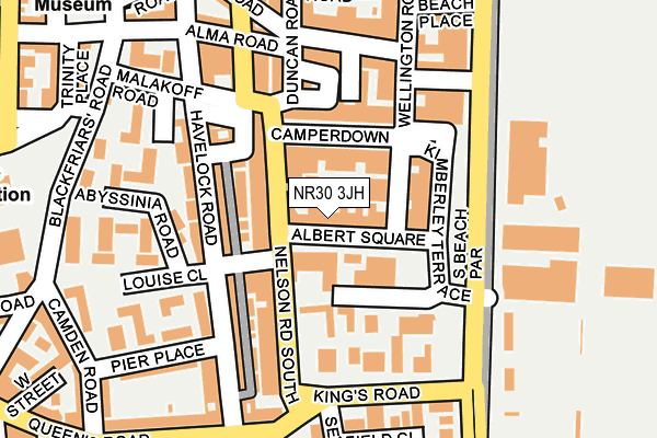 NR30 3JH map - OS OpenMap – Local (Ordnance Survey) NR30 3JH map - OS OpenMap – Local (Ordnance Survey)