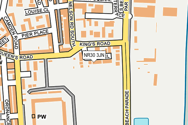 NR30 3JN map - OS OpenMap – Local (Ordnance Survey) NR30 3JN map - OS OpenMap – Local (Ordnance Survey)
