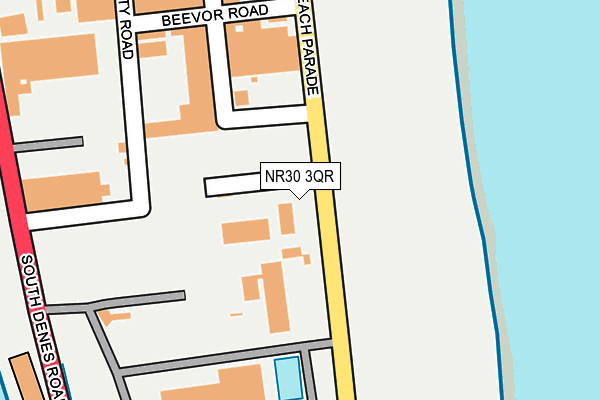 NR30 3QR map - OS OpenMap – Local (Ordnance Survey) NR30 3QR map - OS OpenMap – Local (Ordnance Survey)