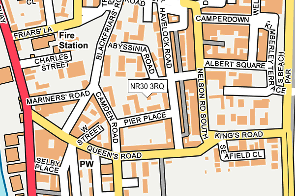 NR30 3RQ map - OS OpenMap – Local (Ordnance Survey) NR30 3RQ map - OS OpenMap – Local (Ordnance Survey)