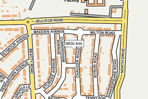 NR30 4HA map - OS OpenMap – Local (Ordnance Survey)