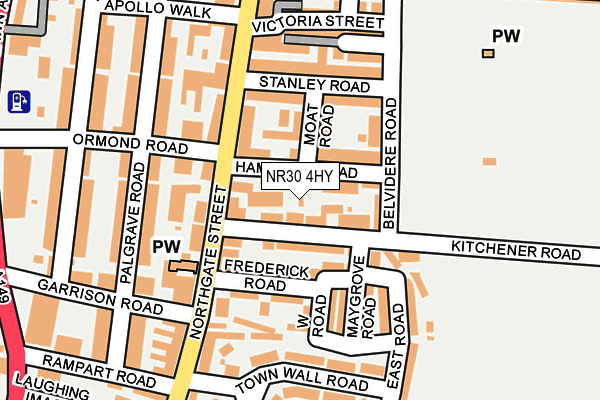 NR30 4HY map - OS OpenMap – Local (Ordnance Survey) NR30 4HY map - OS OpenMap – Local (Ordnance Survey)