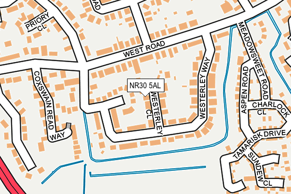 NR30 5AL map - OS OpenMap – Local (Ordnance Survey) NR30 5AL map - OS OpenMap – Local (Ordnance Survey)