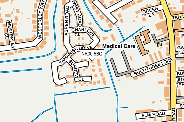 NR30 5BQ map - OS OpenMap – Local (Ordnance Survey) NR30 5BQ map - OS OpenMap – Local (Ordnance Survey)