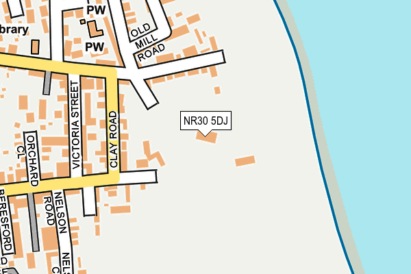 NR30 5DJ map - OS OpenMap – Local (Ordnance Survey) NR30 5DJ map - OS OpenMap – Local (Ordnance Survey)