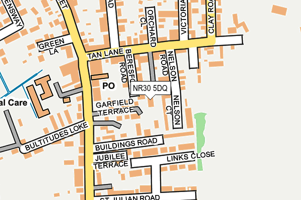 NR30 5DQ map - OS OpenMap – Local (Ordnance Survey) NR30 5DQ map - OS OpenMap – Local (Ordnance Survey)