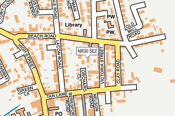 NR30 5EZ map - OS OpenMap – Local (Ordnance Survey) NR30 5EZ map - OS OpenMap – Local (Ordnance Survey)
