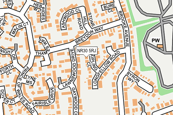 NR30 5RJ map - OS OpenMap – Local (Ordnance Survey) NR30 5RJ map - OS OpenMap – Local (Ordnance Survey)