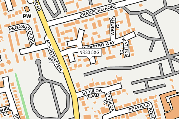 NR30 5XG map - OS OpenMap – Local (Ordnance Survey) NR30 5XG map - OS OpenMap – Local (Ordnance Survey)