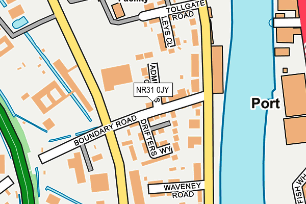 NR31 0JY map - OS OpenMap – Local (Ordnance Survey) NR31 0JY map - OS OpenMap – Local (Ordnance Survey)
