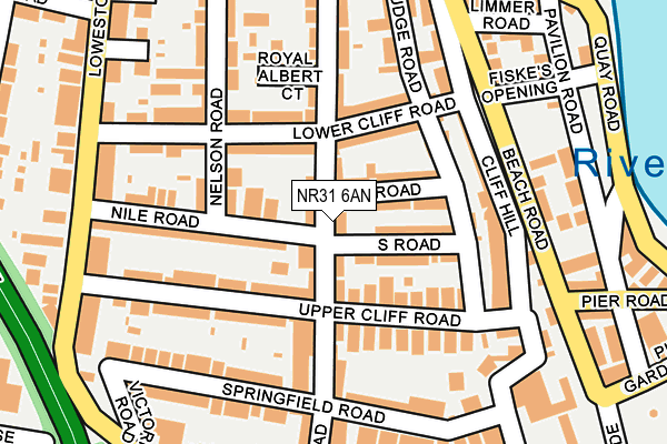 NR31 6AN map - OS OpenMap – Local (Ordnance Survey) NR31 6AN map - OS OpenMap – Local (Ordnance Survey)