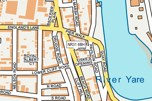 NR31 6BH map - OS OpenMap – Local (Ordnance Survey) NR31 6BH map - OS OpenMap – Local (Ordnance Survey)