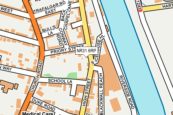 NR31 6RP map - OS OpenMap – Local (Ordnance Survey) NR31 6RP map - OS OpenMap – Local (Ordnance Survey)