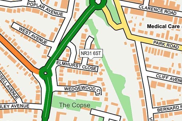 NR31 6ST map - OS OpenMap – Local (Ordnance Survey) NR31 6ST map - OS OpenMap – Local (Ordnance Survey)