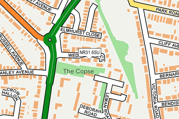 NR31 6SU map - OS OpenMap – Local (Ordnance Survey) NR31 6SU map - OS OpenMap – Local (Ordnance Survey)