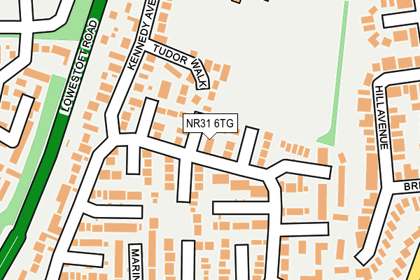 NR31 6TG map - OS OpenMap – Local (Ordnance Survey) NR31 6TG map - OS OpenMap – Local (Ordnance Survey)