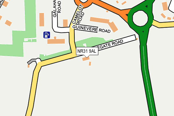 NR31 9AL map - OS OpenMap – Local (Ordnance Survey) NR31 9AL map - OS OpenMap – Local (Ordnance Survey)