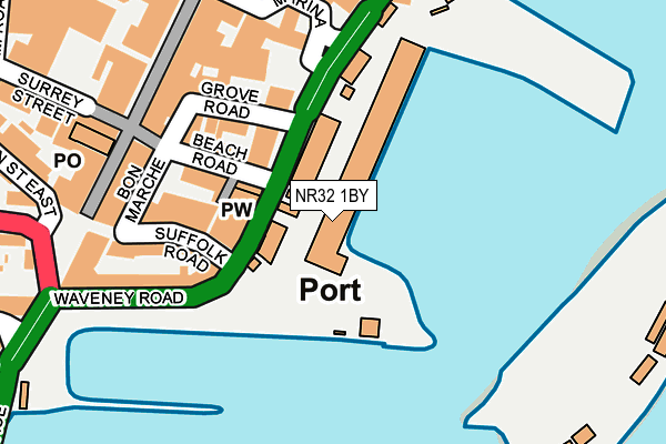 NR32 1BY map - OS OpenMap – Local (Ordnance Survey) NR32 1BY map - OS OpenMap – Local (Ordnance Survey)