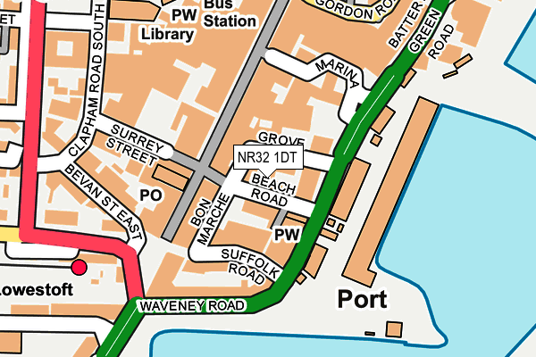 NR32 1DT map - OS OpenMap – Local (Ordnance Survey) NR32 1DT map - OS OpenMap – Local (Ordnance Survey)