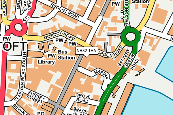 NR32 1HA map - OS OpenMap – Local (Ordnance Survey) NR32 1HA map - OS OpenMap – Local (Ordnance Survey)