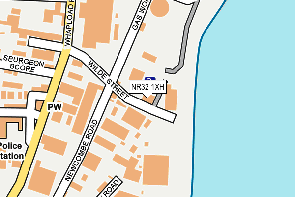NR32 1XH map - OS OpenMap – Local (Ordnance Survey) NR32 1XH map - OS OpenMap – Local (Ordnance Survey)