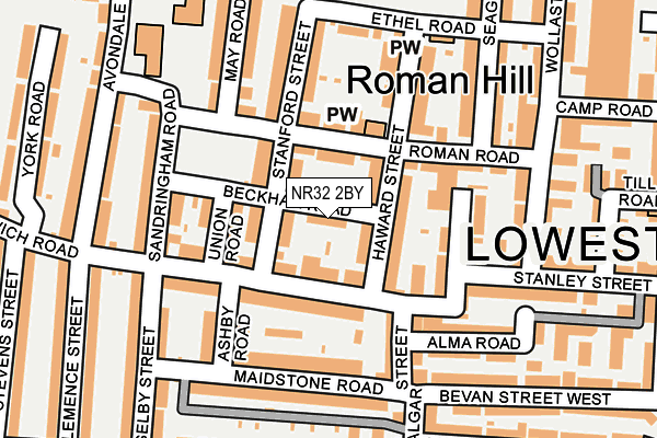 NR32 2BY map - OS OpenMap – Local (Ordnance Survey) NR32 2BY map - OS OpenMap – Local (Ordnance Survey)