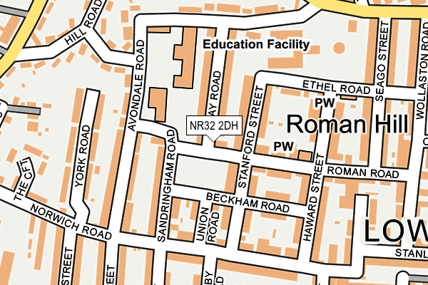 NR32 2DH map - OS OpenMap – Local (Ordnance Survey) NR32 2DH map - OS OpenMap – Local (Ordnance Survey)