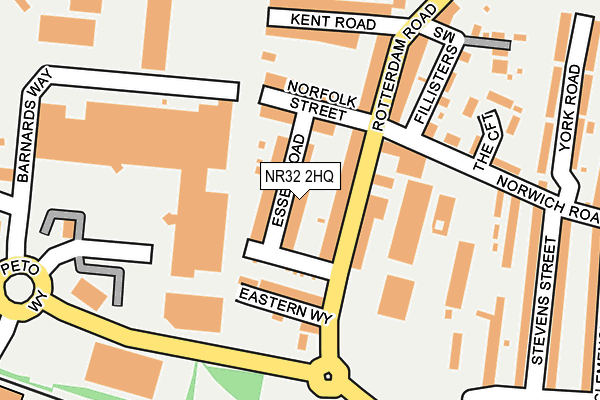 NR32 2HQ map - OS OpenMap – Local (Ordnance Survey) NR32 2HQ map - OS OpenMap – Local (Ordnance Survey)